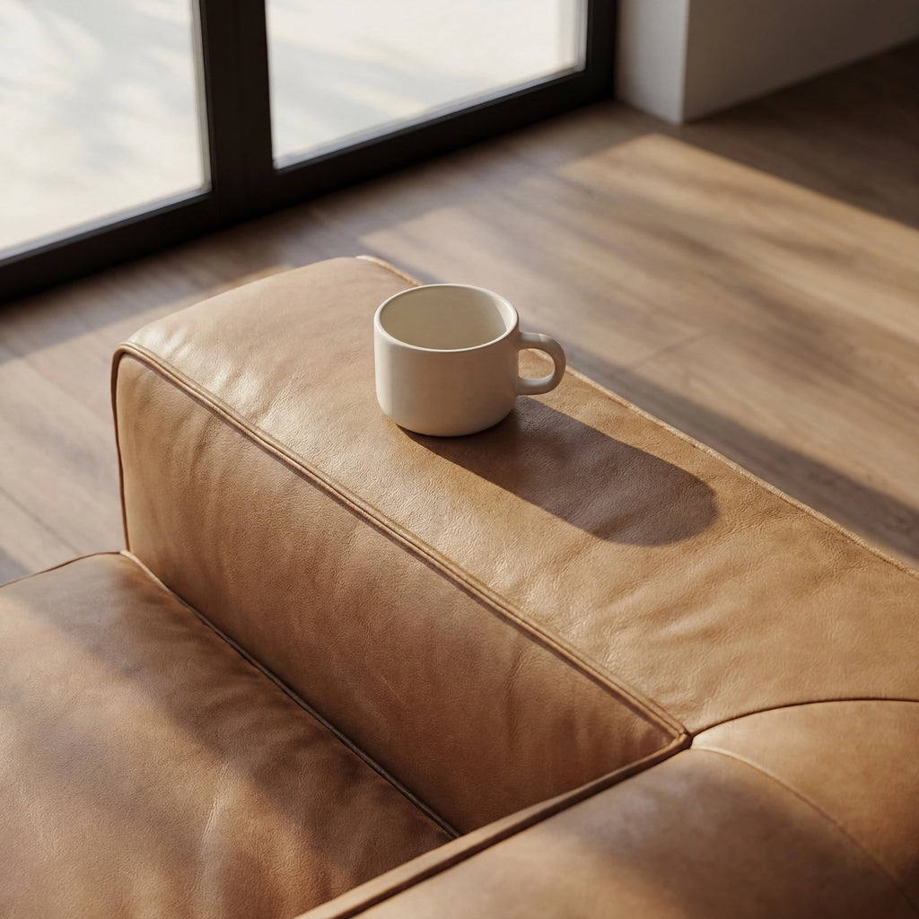 Modern L-Shaped 4-Seater Sofa for Living Room