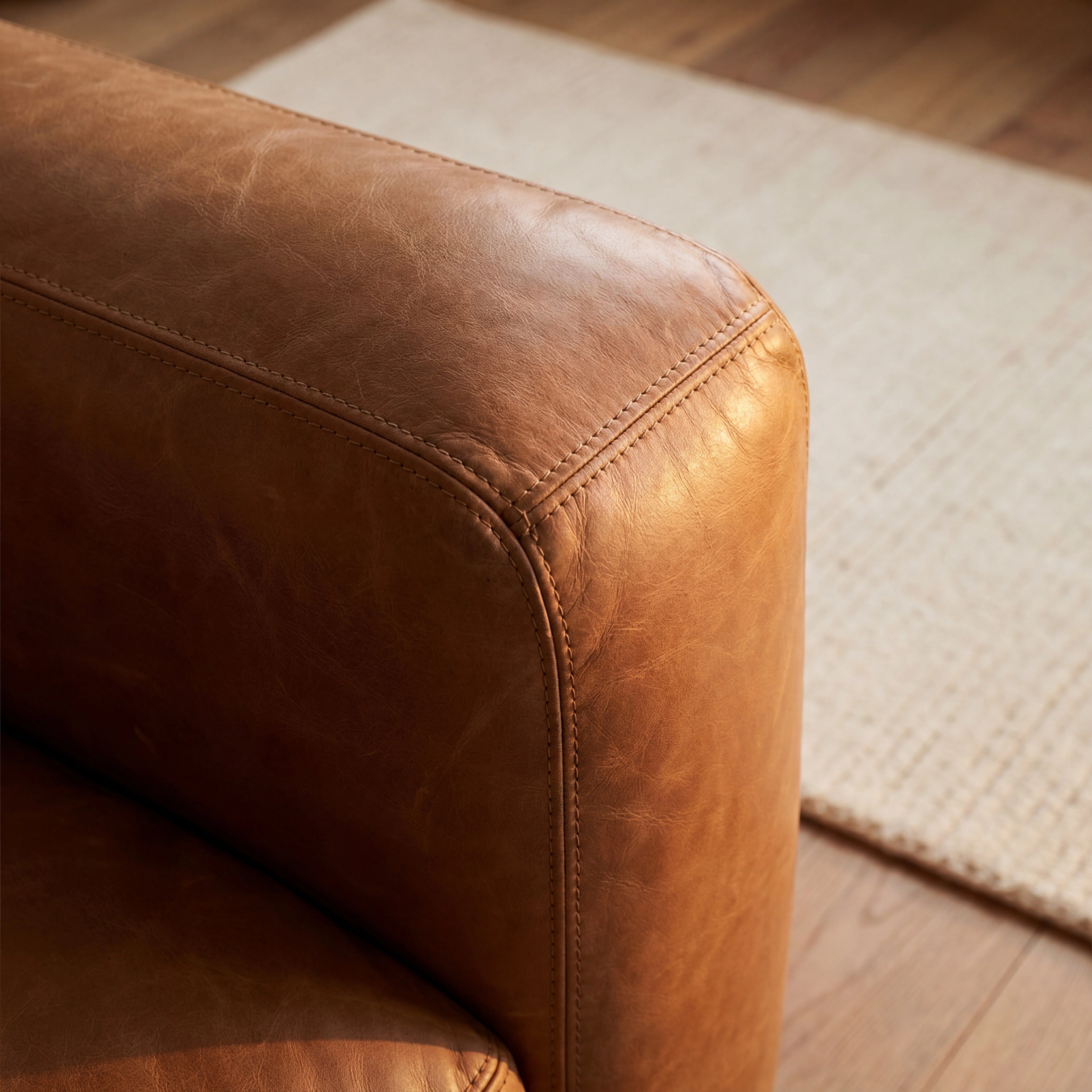 Modern L-Shaped 4-Seater Sofa for Living Room