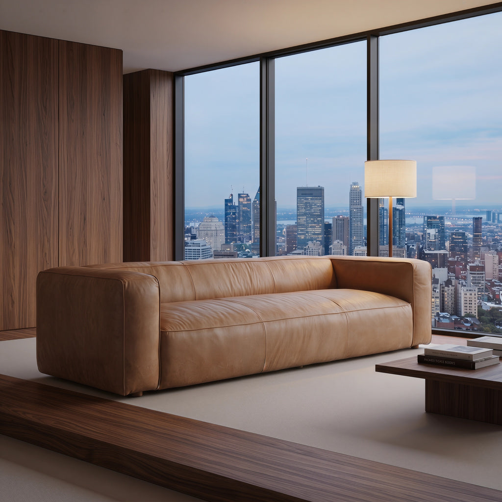 Modern L-Shaped 4-Seater Sofa for Living Room