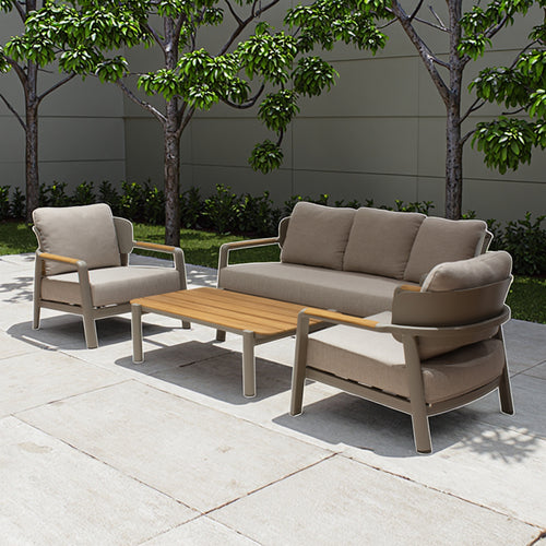 Luxury Outdoor Teak Patio Sofa Set